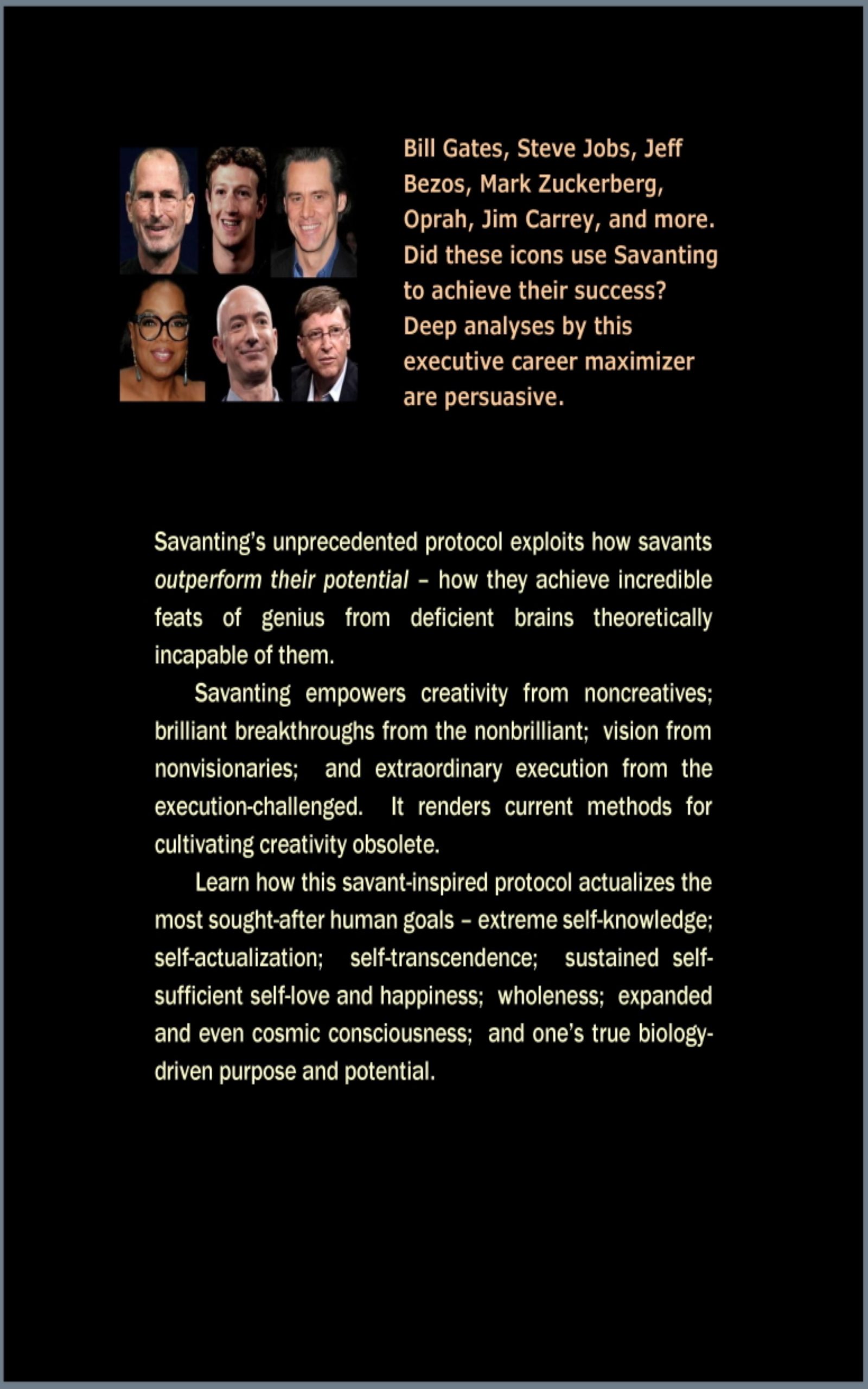 SAVANTING BACK COVER